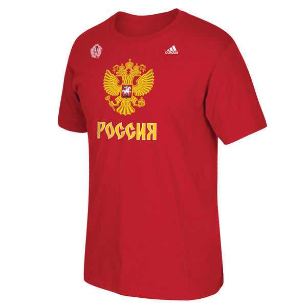 Russia Hockey 2016 World Cup of Hockey Primary Logo WEM T-Shirt - Red,We sell and wholesale Russia Hockey 2016 World Cup of Hockey Primary Logo WEM T-Shirt - Red on line form chian!